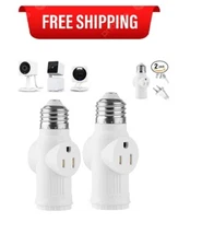 Lamp Socket Power Adapter for Wyze Cam V4,Wyze Cam V3 and V3 Pro,Wyze Cam Pan V3