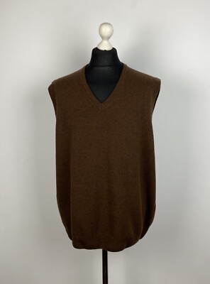 Peter Hahn Herren Weste 100% Schurwolle Gr. GB48 D58 B/F58