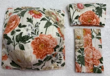 Set of  a Bowl Cozy Hugger Hot or Cold, Tissue Holder and Coffee / Tea / Cup Coz