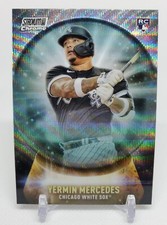 2021 Stadium Club Chrome Crystal Ball Wave Refractors #CB24 Yermin Mercedes *RC*