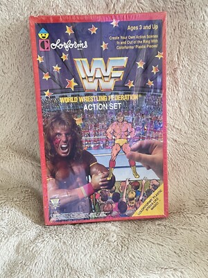WWF Colorforms Action Kit-1990 SEALED (RARE) | eBay