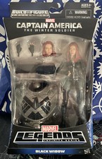 Marvel Legends Infinite Series BLACK WIDOW Mandroid Chest BAF 2013 Captain Ameri