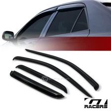 For 2005-2011 Dakota Quad Cab Sun/Rain Guard Shade Deflector Window Visors 4Pcs