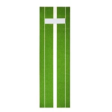 Softball Pitching Mat 10'x3' Softball Pitching Mound Pitch Practice Mat Outdoor