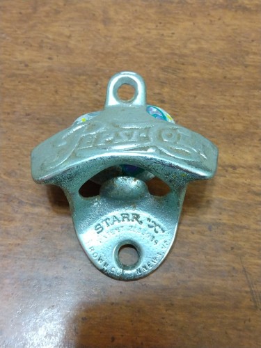 Vintage STARR X White Pepsi Cola Bottle Opener USA Advertising Antique Soda - Picture 7 of 11