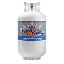 30 lb. Vertical Cylinder Refillable LPG Steel Propane Tank OPD Valve