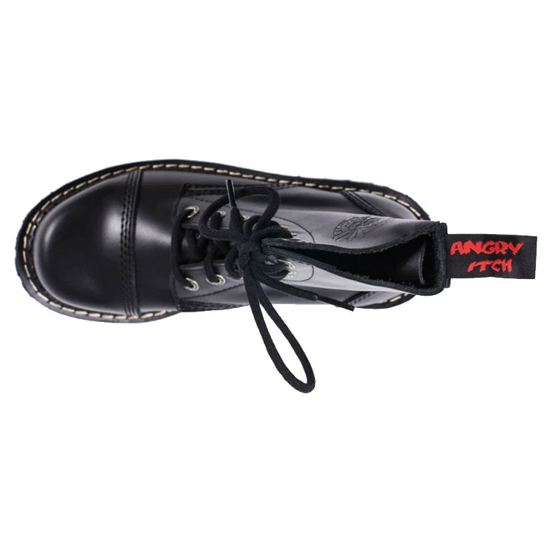 Angry Itch 8-Loch Gothic Punk Army Ranger Lederstiefel - Bild 2 von 3