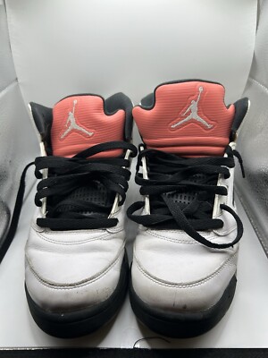 Nike Air Jordan V 5 Retro “Sunblush” (440892-115) White Black Size