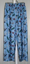 Boys Sleep Pants Pajama Bottoms Blue Bikes Old Navy New With Tags Size 8