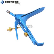 ODM BLUE COATED LLETZ LEEP GRAVES ( M ) VAGINAL SPECULUM