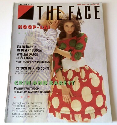 The Face Magazine, Issue 85, May 1987, Ellen Barkin, Willem Dafoe, Nik Cohn