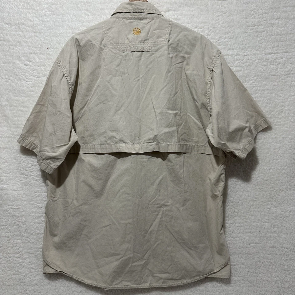 Beretta Shooting Shirt Mens Padded Shoulder Button Down Hunting Size L, XXL? - Image 2 of 4