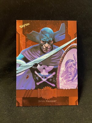 2024 Upper Deck Sky Box Marvel Metal Universe Avengers Copper FX Base Parallels