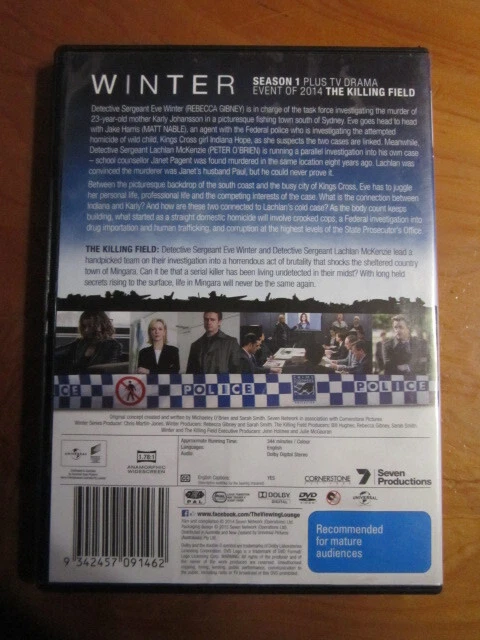 DVD WINTER SEASON 1 + THE KILLINGT FIELD   GREAT  ** MUST SEE **** - Image 2 of 2