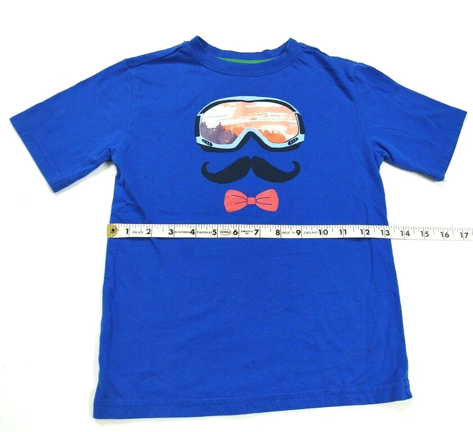 Camisa divertida azul Faded Glory para niños talla pequeña  Foto 4 de 4