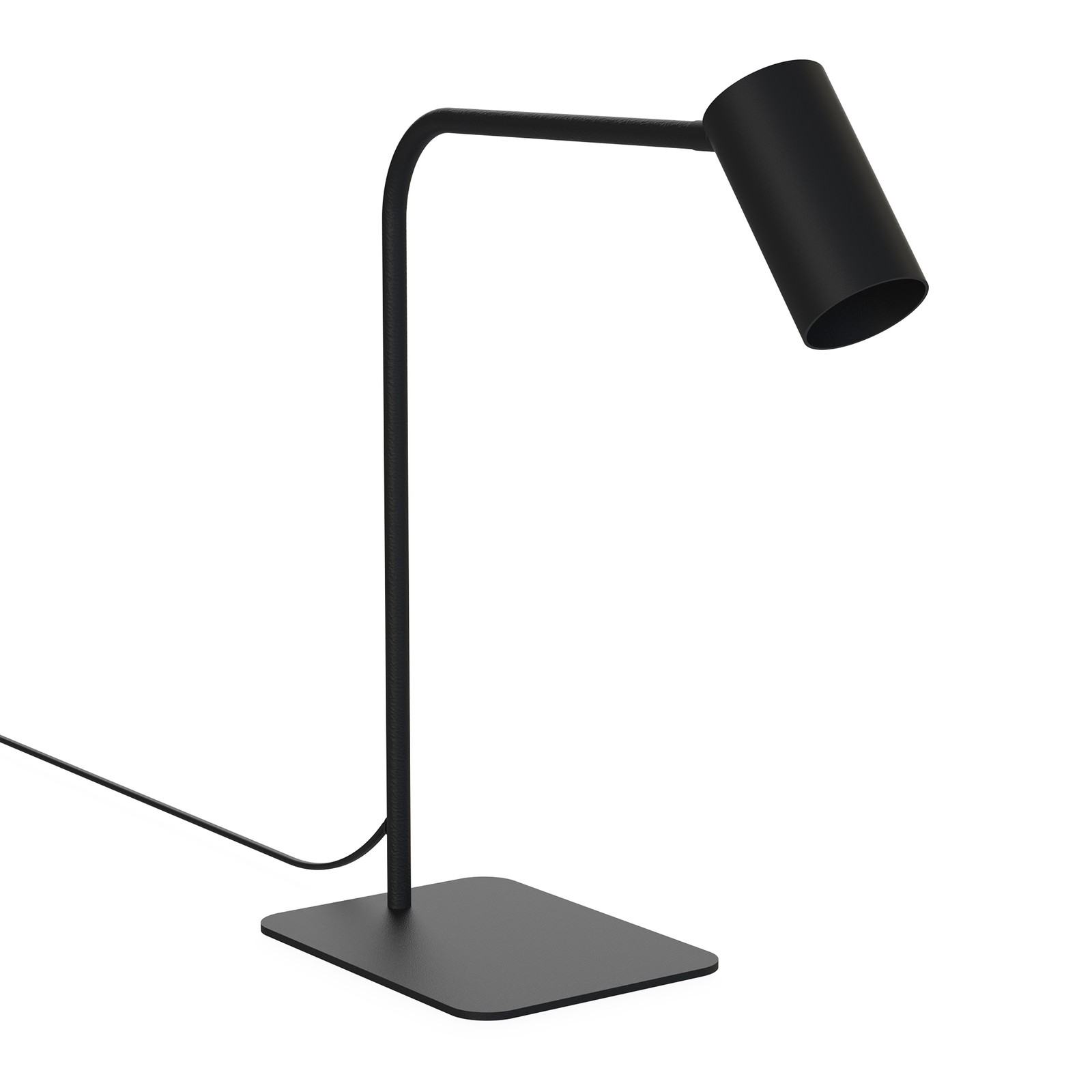 MONO BLACK BEDSIDE LAMP 1X GU10/ 10W IP20 STEEL 7706