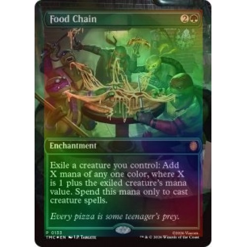 FOIL FOOD CHAIN (BORDERLESS) Teenage Mutant Ninja Turtles Eternal