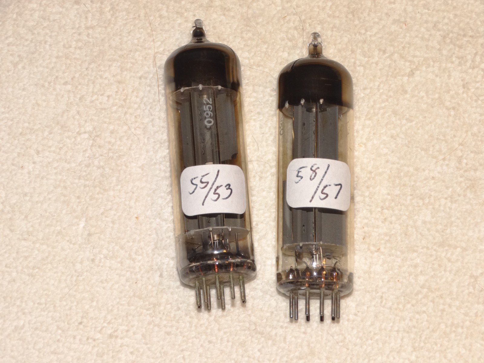 2 x Mullard 6CA4/EZ81 Rectifier Tubes*Very Strong Testing*#R29