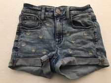 American Eagle Super Stretch Hi-Rise Shortie Shorts Size 00