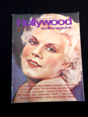 HOLLYWOOD STUDIO MAGAZINE May 1983 JEAN HARLOW Cover