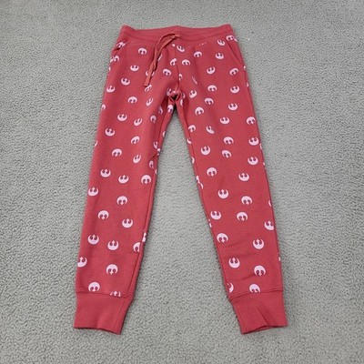 Amazon Essentials Star Wars Jogger Pants Womens Small  Rebel Alliance Red