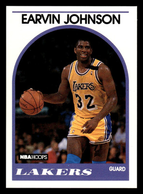 -CS- 1989-90 Hoops - #270 Magic Johnson (R) *Free Shipping* Lakers