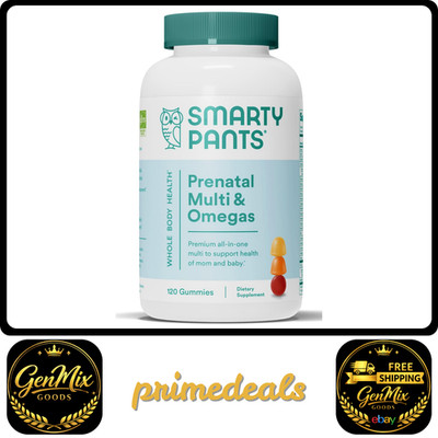 SmartyPants Prenatal Complete 120 Gummies No Artificial Flavors, Great Price