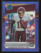 Antonio Gandy-Golden 2020 Donruss Optic #184 Blue Hyper Washington Football Team
