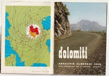 DOLOMITES - yearbook HOTELS 1968 - E.P.T. di Belluno