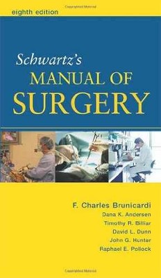 Schwartz's Manual of Surgery - Paperback, by Brunicardi F.; Anderson - Good