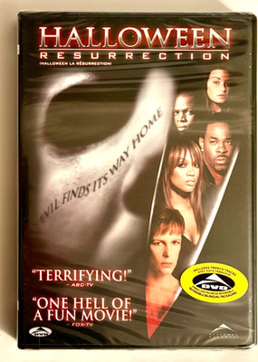 Halloween Resurrection DVD 2002 Horror Jamie Lee Curtis Busta Rhymes NEW!!
