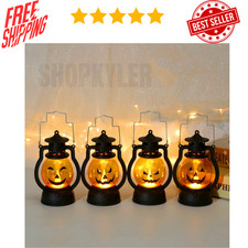 Halloween Pumpkin Lantern LED Hanging Lights Spooky Home Decorations