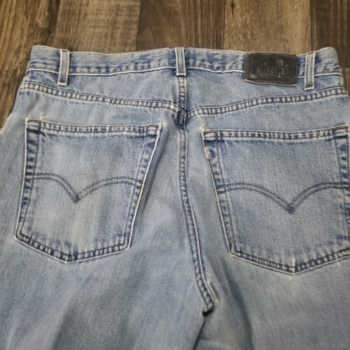 Vintage Levis SilverTab Jeans Baggy 34x30 90s Skater Grunge Blue