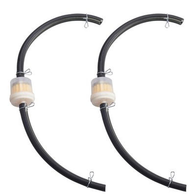 2*6mm Inline Gas Petrol Liquid Fuel Filter Hose Motorcycle Fuel Filter Pipe Hose
