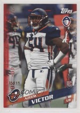 2019 Topps Alliance of American Football Red 15/99 Azeem Victor #143 0g0