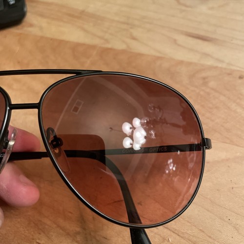 Serengeti Sunglasses 5222L Drivers Corning Optics Japan Amber Aviators - Picture 10 of 11