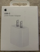 Genuine Apple - USB-C - 20W - Power Adapter White - Sealed