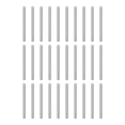 50pcs Dowel Pins M1.5(1.5mm) x 20mm Stainless Steel Shelf Support Peg Pin Rod