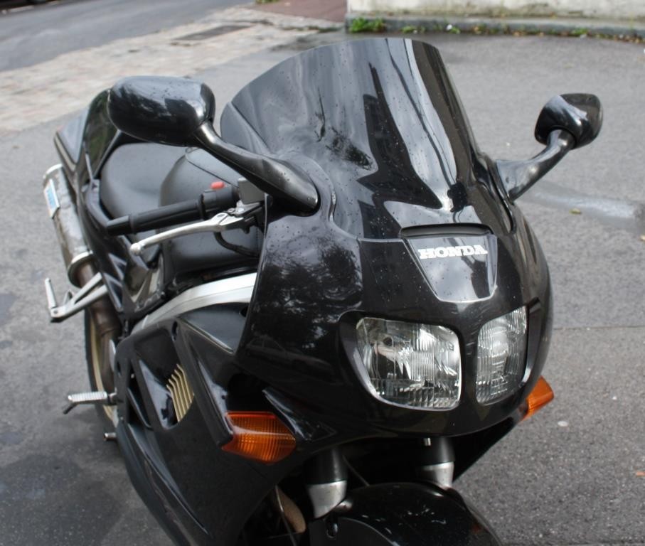 Bulle Honda VFR 750 1994-1997 noire en acrylique de rechange pour moto