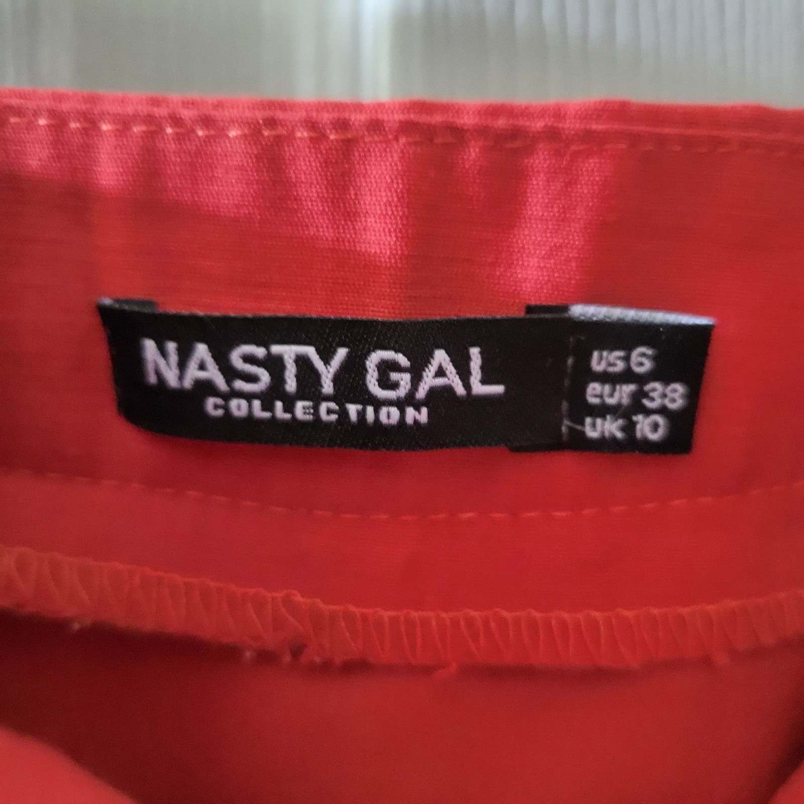 Nasty Gal Collection Rust Orange Button-Front Mid… - image 6