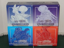 Pokemon S&S Era Elite Trainer Boxes LOT of 4 OPEN with Loose cards