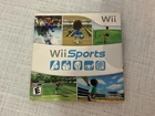 Nintendo Wii Sports Video Game in Cardboard Case Sleeve with Manual