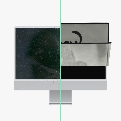 Monitor Cover Compatible with 27-28" monitor - Afbeelding 4 van 8