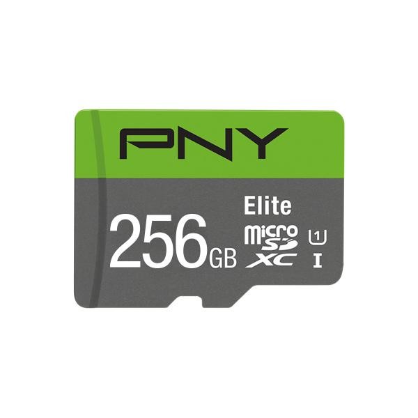 Micro sd xc PNY ELITE uhs-i 256Gb 100mb/s clase 10  Con adaptador / P-SDU256V111