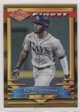 2021 Topps Finest Flashbacks Gold Refractor 13/50 Randy Arozarena #89 da9