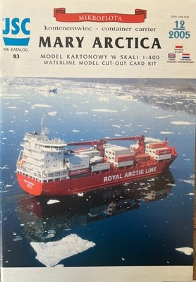 JSC card model kit of the British container ship Mary Arctica