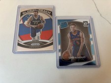 Prizm Global Reach Luka Doncic + Optic Rated Rookie Luke Kennard RC LA Lakers