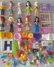 Lego FRIENDS figurines femmes fille+accessoire nourriture ustensile pieces lot H