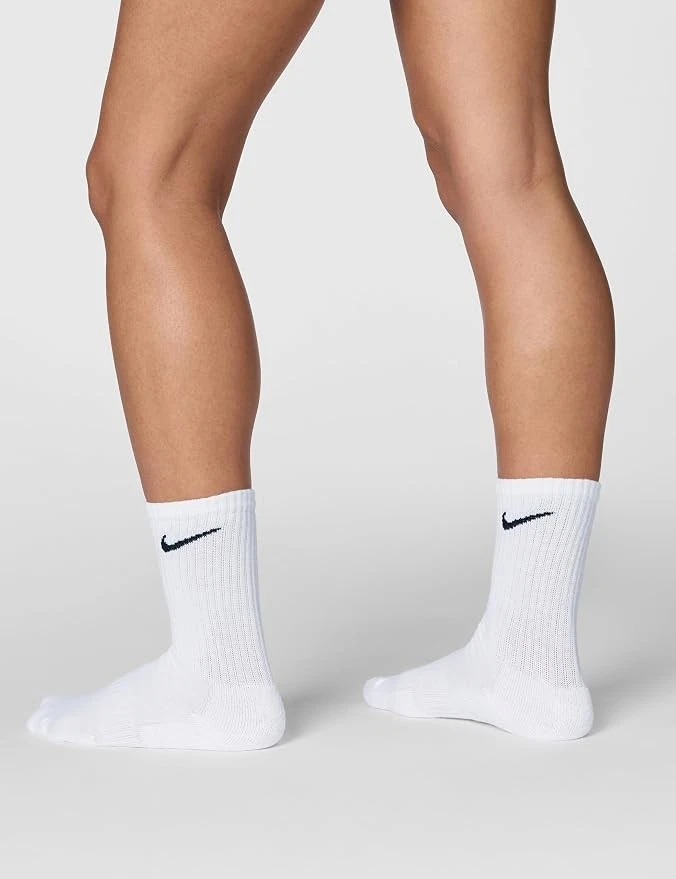 Nike Everyday Cushion Crew Trainingssocken für Herren Paar - Weiss