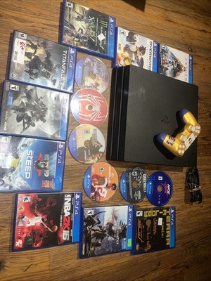 PS4 Pro 1TB Gaming Console Bundle Games Controller 12.00 FW - READ - SEE VIDEO